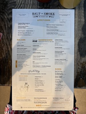 Menu photo 1 Salt + Smoke St. Louis, MO