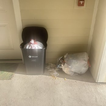 Solaris Key - Trash everywhere. You have stuff like this all throughout the property and you will still get charged $50 even if it's clean. - Apartments Near Me - Clearwater, Florida