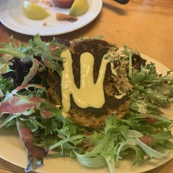 Chowder Ted's - Crab cake salad yummy - Seafood Near Me - Jacksonville, Florida