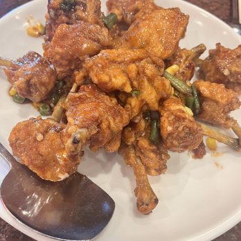 Da Rae Won Restaurant - Fried garlic chicken wings. Lollipop style ! It was definitely piping hot. Sweet and savory - Chinese Near Me - Beltsville, Maryland