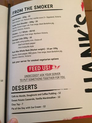 Menu photo 5 Fancy Hank's Melbourne, VIC