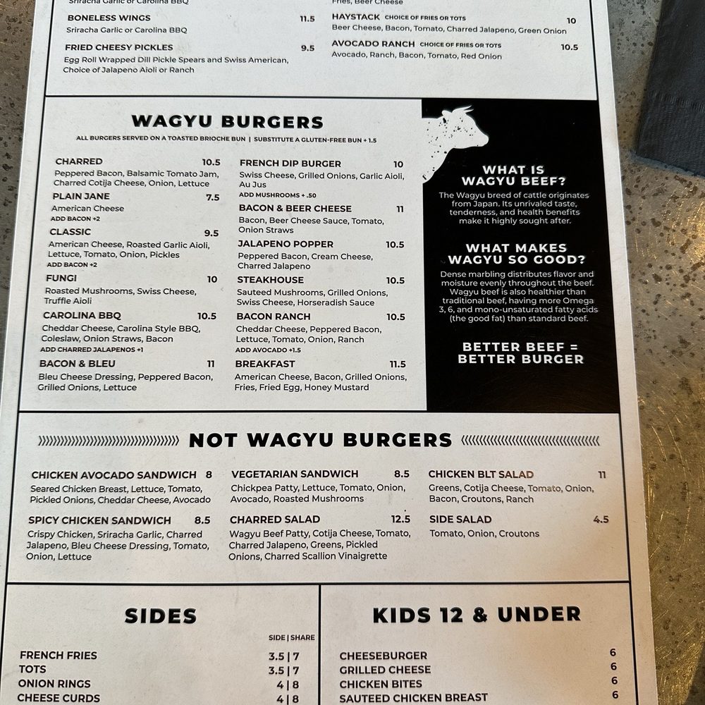 Charred Burger + Bar - Burgers Near Me - Omaha, Nebraska