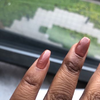 Orchard Nail & Spa - Full set WITH POWDER... uneven and bumpy. - Nail Salons Near Me - New York, New York Orchard Nail & Spa - Full set WITH POWDER... uneven and bumpy. - Nail Salons Near Me - New York, New York