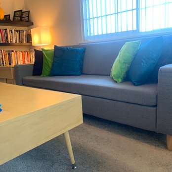 Needles Studio - It's beautiful in the photo, but also in person. Also very comfortable for myself and my wife. - Fabric Stores Near Me - Los Altos, California