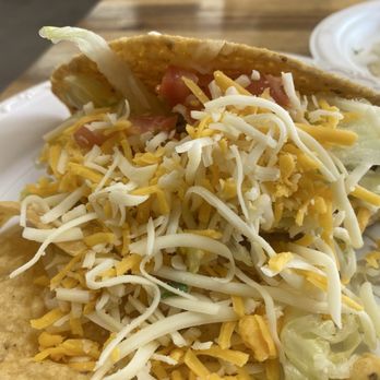 Mi Pueblo - Ground beef hard shell taco - Mexican Near Me - Menifee, California