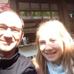 Restaurace pod Kunětickou horou - S dcerkou Aničkou o velikonočních svátcích