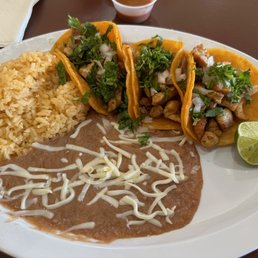 Chicken Taco Plate