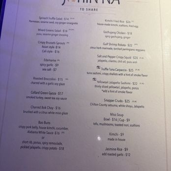 Johin'na - Dinner menu - Japanese Near Me - Birmingham, Alabama Johin'na - Dinner menu - Japanese Near Me - Birmingham, Alabama