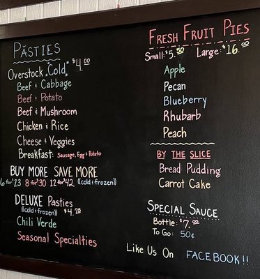 Menu photo 1 B J Bull Bakery Elko, NV
