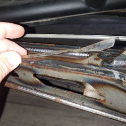 Electro Tech Powder Coating - Peeling powder coat, to be honest it's looks like clear paint. Probably zero prep is the reason.