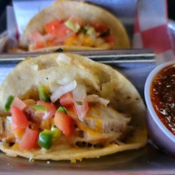 Bearded Monkey Sports Bar & Grill - Street tacos, since they are tiny, depend upon juicy & savory meat. The fried chicken breast was dry & chewy.