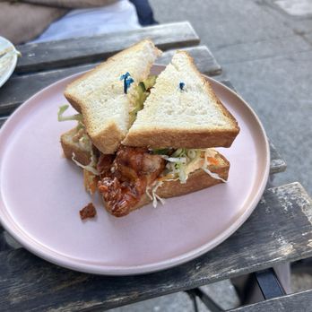 Buddy - Fried chicken sammy - Wine Bars Near Me - San Francisco, California