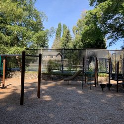 Zumdieck Park - Playground with tennis court in the back