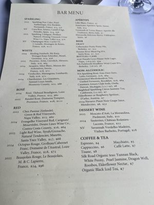 Menu photo 2 Chez Panisse Berkeley, CA Menu photo 2 Chez Panisse Berkeley, CA