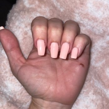 Artisan Nail Studio & Spa - Wavy bad shape when I wanted coffin and different lengths... - Nail Salons Near Me - Boca Raton, Florida Artisan Nail Studio & Spa - Wavy bad shape when I wanted coffin and different lengths... - Nail Salons Near Me - Boca Raton, Florida