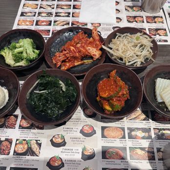 A Ri Rang Tofu House - banchan - Korean Near Me - San Gabriel, California