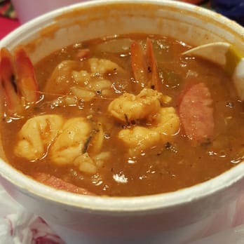 Seafood and Crawfish - Shrimp gumbo with rice - Seafood Near Me - Riverside, California