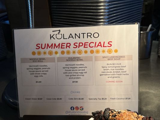 Menu photo 2 Kulantro Albuquerque, NM