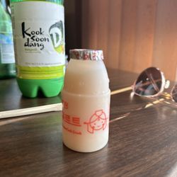 Kim's Korean Restaurant - Dessert Yogurt drink that taste like orange sherbert