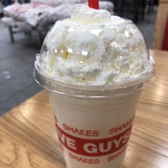 Five Guys - Vanilla milkshake. - Burgers Near Me - Amherst, New York