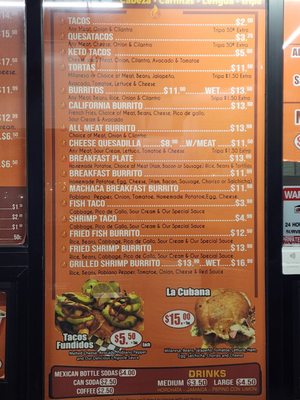 Menu photo 2 Taqueria Carnalitos Montebello, CA Menu photo 2 Taqueria Carnalitos Montebello, CA