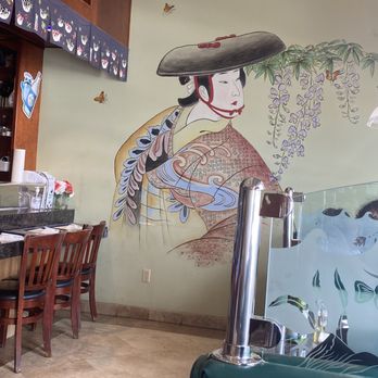 Toyo Sushi - Nice artwork on the wall - Japanese Near Me - Torrance, California