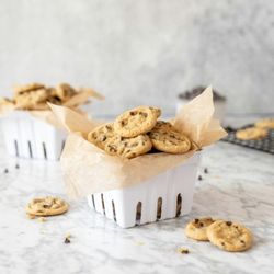 Freed's Dessert Shop - The ultimate comfort cookie! Loaded with chocolate chips, these golden-brown cookies are a chewy, delicious treat.