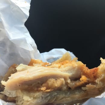 Dunkin' - Still frozen chicken patty. Going here is a waste of money - Donuts Near Me - Niles, Illinois