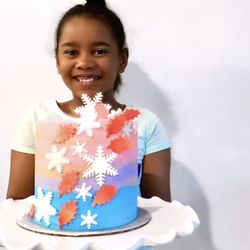 Casa D Crissy - Frozen 2 Enchanted Forest inspired birthday cake