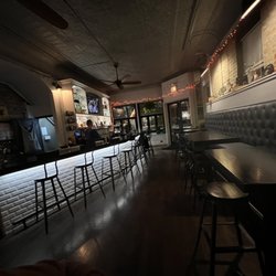 Great vibe. There was a tv on each end of the bar.