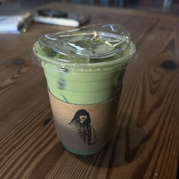 Las Perras Cafe - Iced banana matcha latte 10/10 - Coffee & Tea Near Me - Houston, Texas Las Perras Cafe - Iced banana matcha latte 10/10 - Coffee & Tea Near Me - Houston, Texas