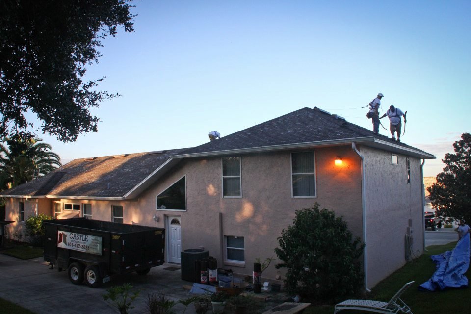 Slide of Castle Roofing