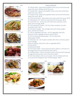 Menu photo 2 Thai Kitchen Lubbock, TX