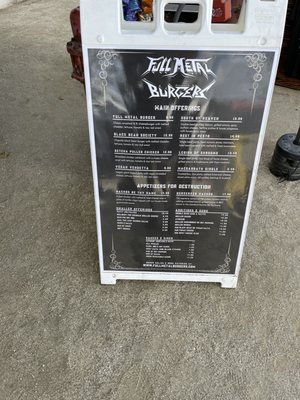 Menu photo 1 Full Metal Burgers Oceanside Oceanside, CA Menu photo 1 Full Metal Burgers Oceanside Oceanside, CA