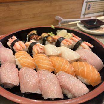 Genki - All Nigiri: Toro, salmon, real snow crab, eel, yellowtail, super white fish. - Japanese Near Me - Wilmington, North Carolina
