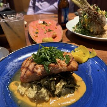 RumFish Grill and Sports Bar - Grilled Salmon - Seafood Near Me - St Pete Beach, Florida