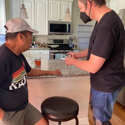 Victory Appliance Repair - Sergy explaining the problem to gordon.