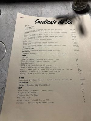 Menu photo 5 Cardinale du Vin Los Angeles, CA Menu photo 5 Cardinale du Vin Los Angeles, CA