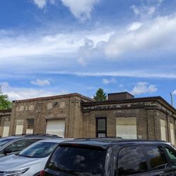 Historic Preston Electric Power House - View of the building from where I'm parked