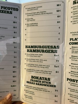 Menu photo 3 Cosmopolita Getxo, BI