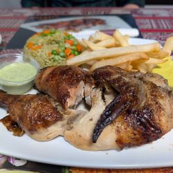 Naylamp Peruvian Restaurant - Half Peruvian Roasted Chicken