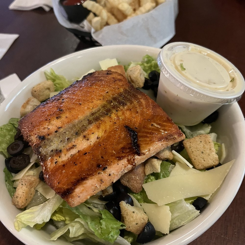 Blue Moon Bar and Grill - Salmon Caesar Salad - Burgers Near Me - Madison, Wisconsin