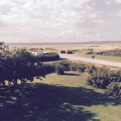 Kobæk Strand Konferencecenter - Udsigten fra balkon udenfor mødelokale..