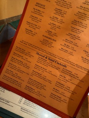 Menu photo 6 La Choza Restaurant Santa Fe, NM