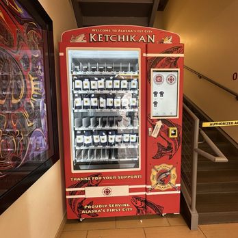 Ketchikan Fire Station 1 - World famous t-shirt vending machine - Fire Departments Near Me - Ketchikan, Alaska Ketchikan Fire Station 1 - World famous t-shirt vending machine - Fire Departments Near Me - Ketchikan, Alaska