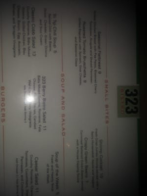 Menu photo 8 323 Bistro Commerce, CA