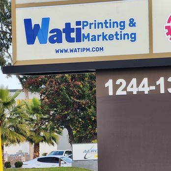 Wati Printing & Marketing - Street Sign - Printing Services Near Me - Fullerton, California Wati Printing & Marketing - Street Sign - Printing Services Near Me - Fullerton, California