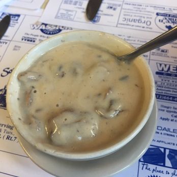 Blue Benn Diner - Cream of mushroom soup - Diners Near Me - Bennington, Vermont Blue Benn Diner - Cream of mushroom soup - Diners Near Me - Bennington, Vermont