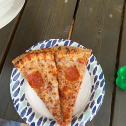 Mile Ninety Niner Diner - This is what I had time to remember to take a picture of what's left of 2, 16 inch pizzas