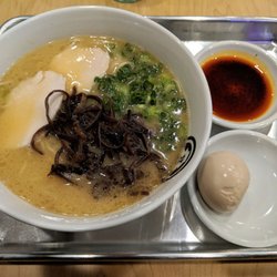 Kashiwa Ramen - Chicken ramen, spicy sauce, flavored egg